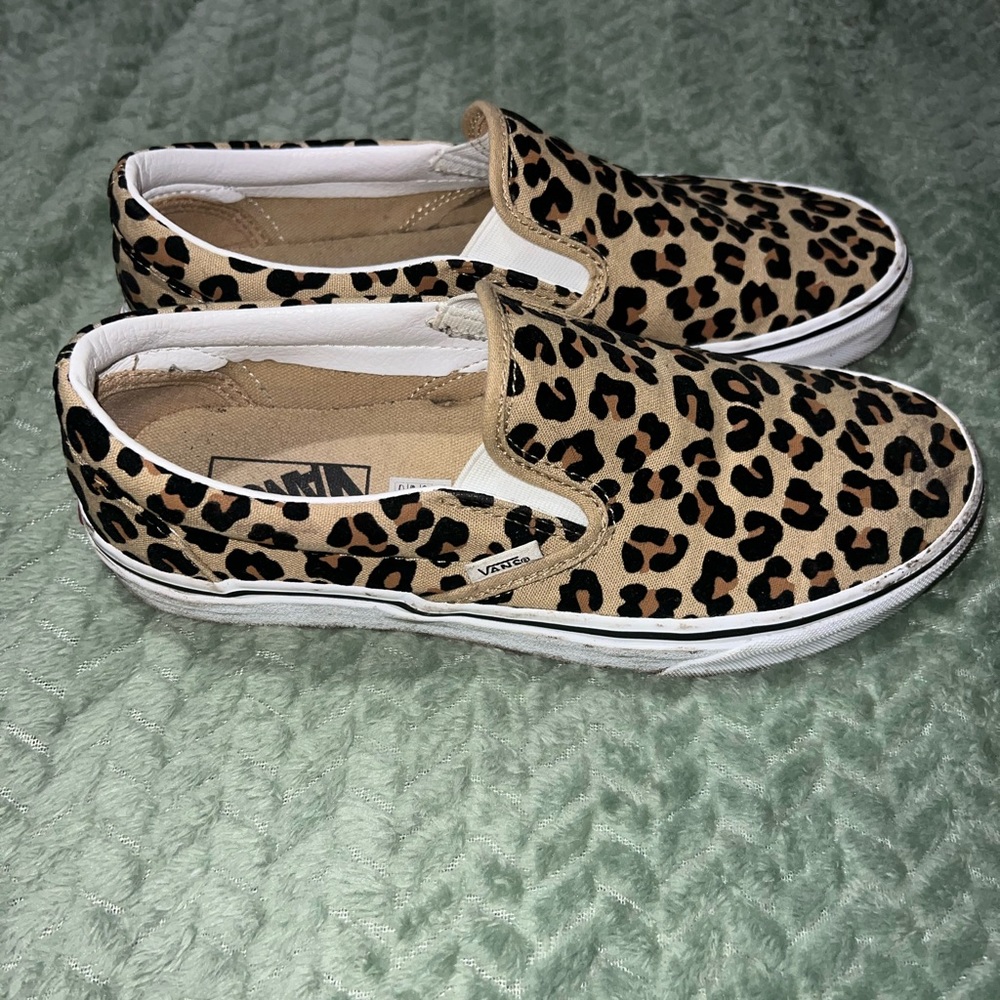 Cheetah print vans